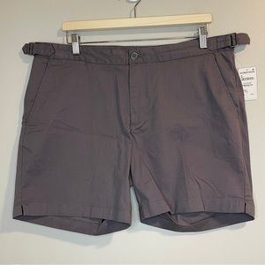 Nordstrom Gray Tech Smart Slim Fit Shorts